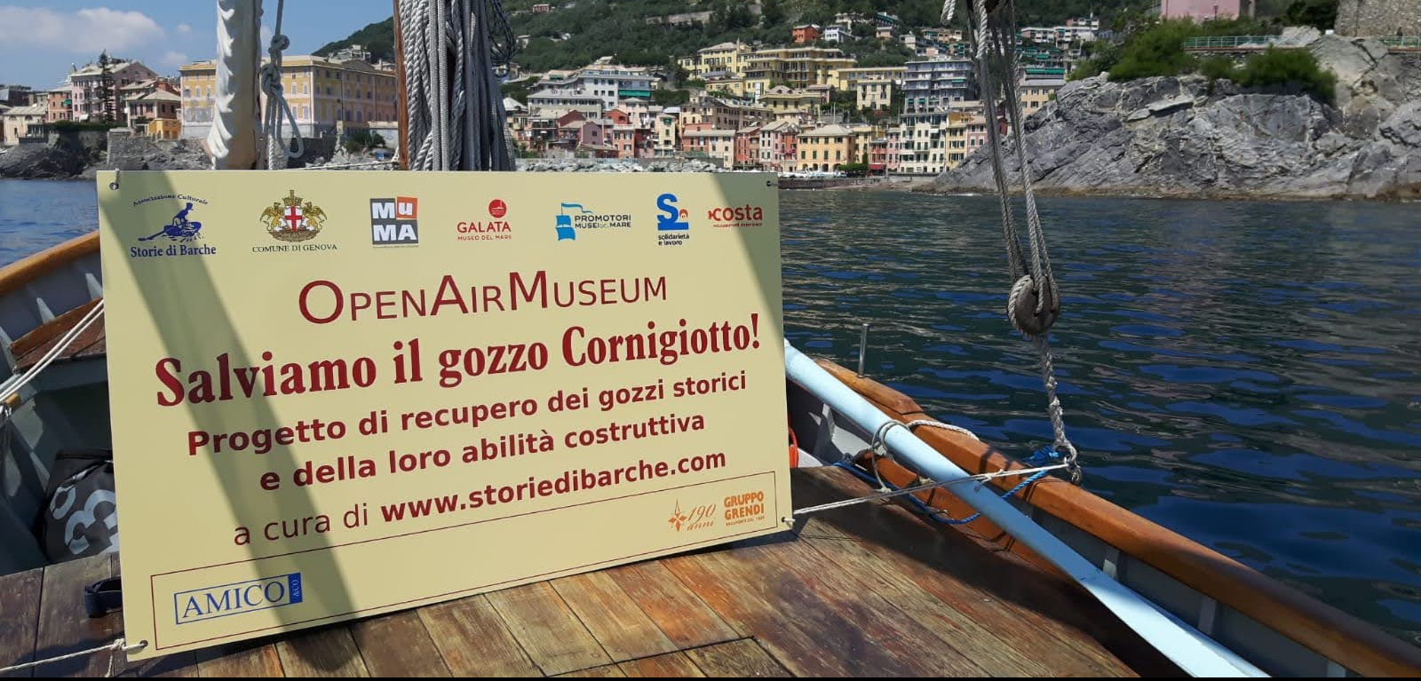 cartello salviamo cornigiotti